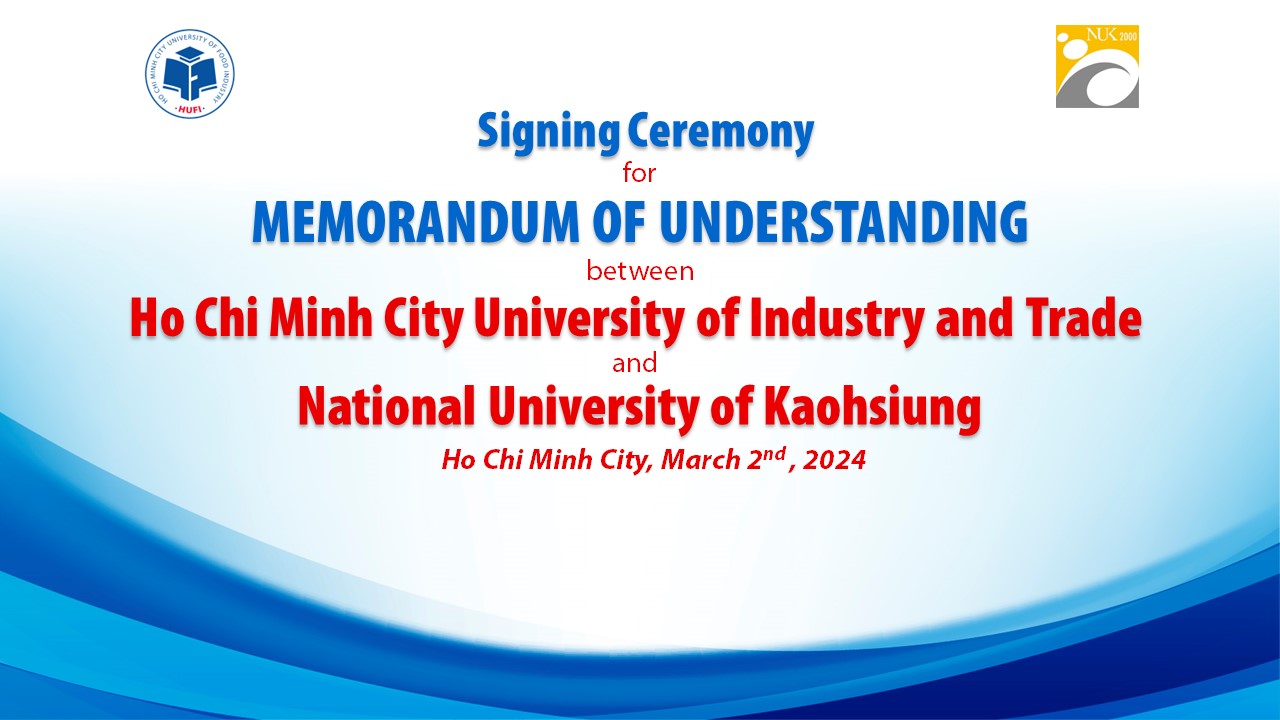 Lễ ký kết MOU với Đại học Quốc lập Cao Hùng